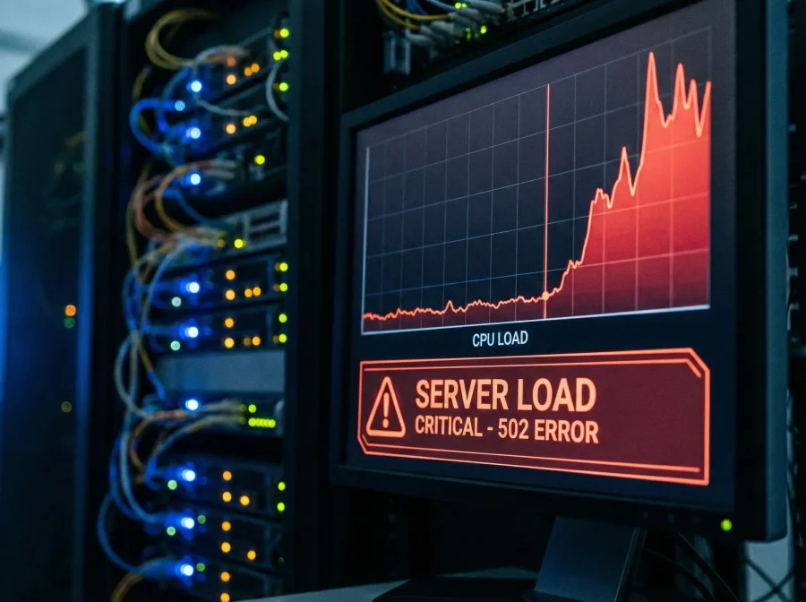 Server capaciteit check: Kritieke serverload met 502 error tijdens Black Friday en de Feestmaand.