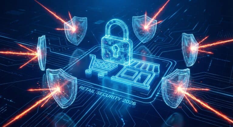 Webshop veiligheid 2026: Beveiligingsschilden beschermen winkelwagen en slot tegen cyberaanvallen. Jaarlijkse check!